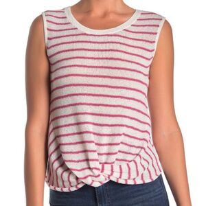 SPLENDID - Striped Twist Hem Tank